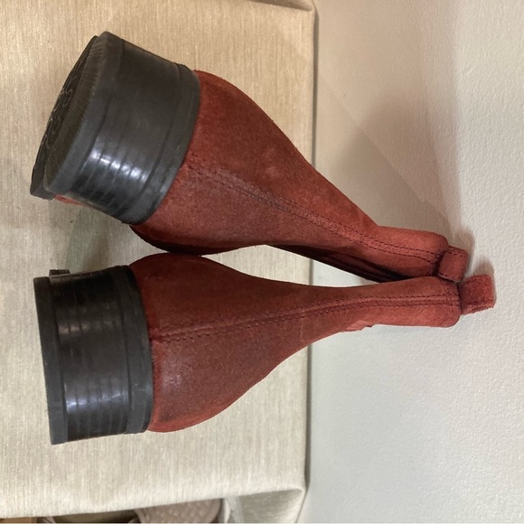 GEOX Sz 38.5 Chelsea Ombré Colourway Suede Leather Ankle Booties - Picture 6 of 11